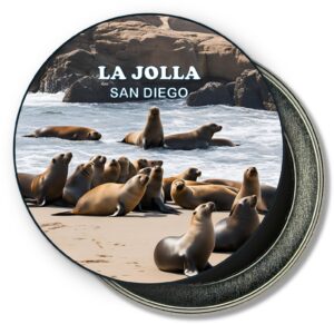 La Jolla San Diego Fridge Magnet - Sea Lions