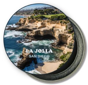 La Jolla San Diego Fridge Magnet - Cliffs