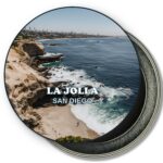 La Jolla San Diego Fridge Magnet - Cliffs