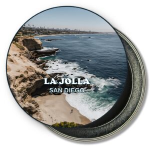 La Jolla San Diego Fridge Magnet - Cliffs