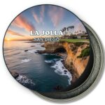 La Jolla San Diego Fridge Magnet - Sunset and the Cove