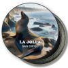 La Jolla San Diego Fridge Magnet - Ocean and Sea Lions