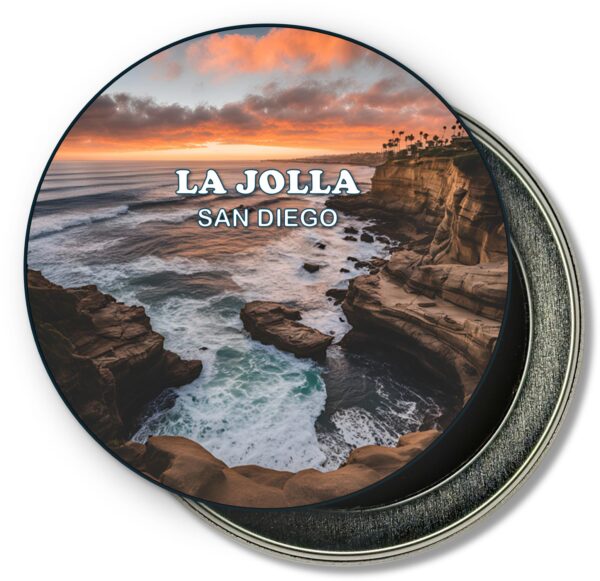 La Jolla San Diego Fridge Magnet - Sunset View