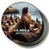 La Jolla San Diego Fridge Magnet - Cliffs and Sea Lions