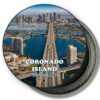 San Diego Coronado Island Fridge Magnet - Coastal  Line and Skyline