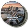 San Diego Coronado Island Fridge Magnet - Coastal  Line and Skyline