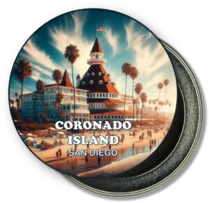 San Diego Coronado Island Fridge Magnet - Hotel del Coronado