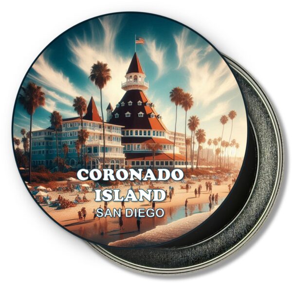 San Diego Coronado Island Fridge Magnet - Hotel del Coronado
