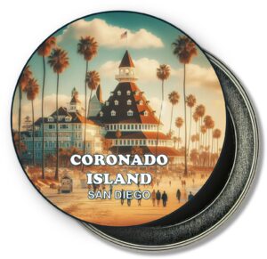 San Diego Coronado Island Fridge Magnet - Hotel del Coronado