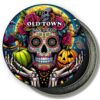 San Diego Old Town Fridge Magnet - Sugar Skull Halloween