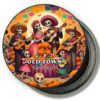 San Diego Old Town Fridge Magnet - Sugar Skull Party