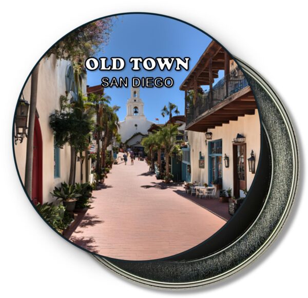 San Diego Old Town Fridge Magnet - Alley