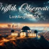 Los Angles California Postcards - City Lights and Domes