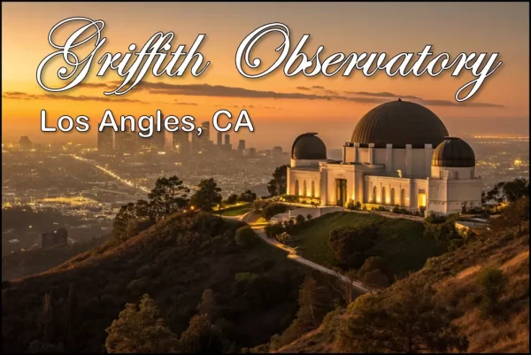 Los Angles California Postcards - Los Angles at Sunset