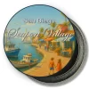 San Diego California Round Fridge Magnet - Happy Life in Seaport Village Painitng 2